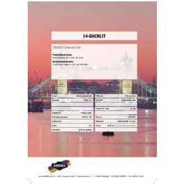 BackLit Hvid SEMI 205my