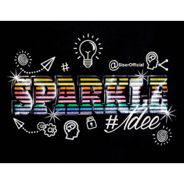 NYHED!!   Sparkle Strygefolie