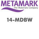 Metamark MD-BW - 3 år Hvid blank / m Blockout SORT aftagelig klæb